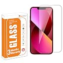 OpenTech® Tempered Glass Screen Protector Compatible for iPhone 14 Pro (6.1 Inches) (Transparent) Full Screen Coverage (Except Edges) with Easy Installation Kit gallery image