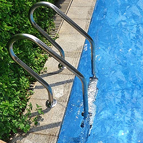 Escalera para piscina acero inoxidable 2 peldaños antideslizante miniatura 4