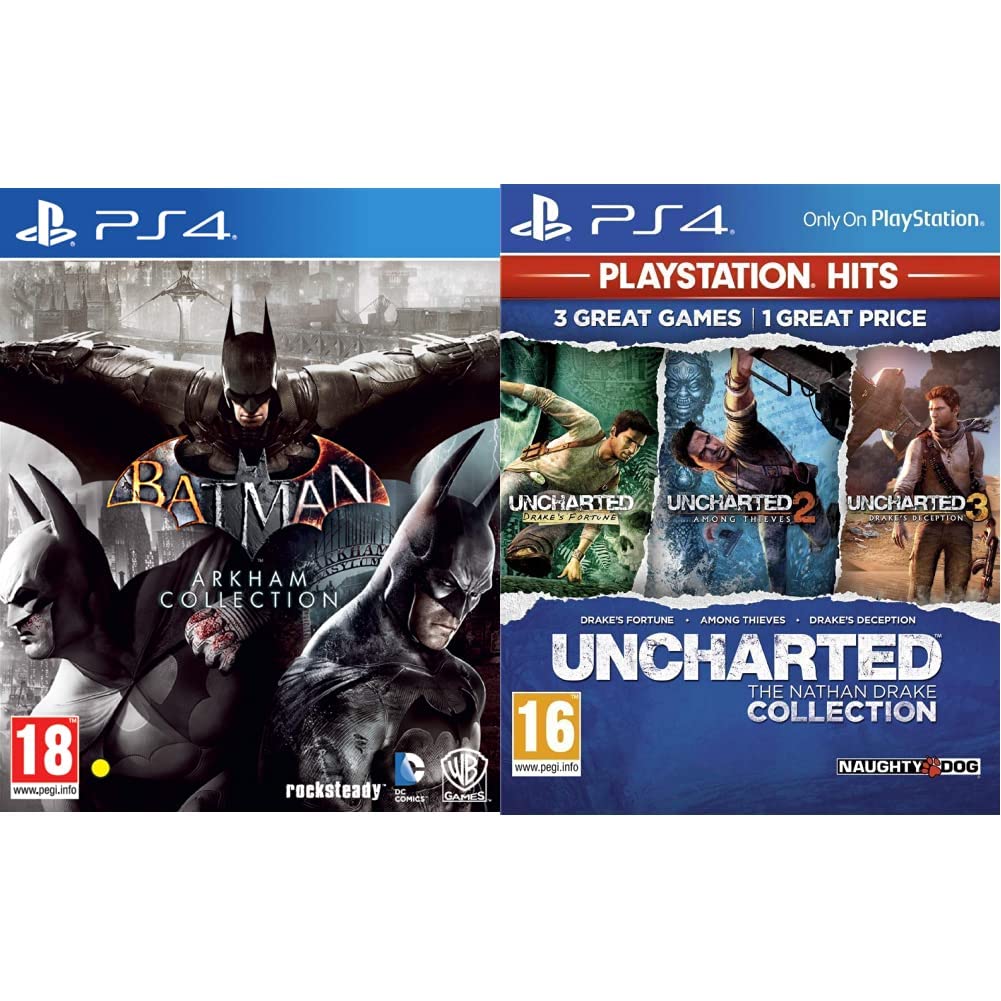 Batman Arkham Collection (PS4)+Uncharted Collection Hits (PS4) (B08NTX1NB3) Amazon Price History, Amazon Price Tracker
