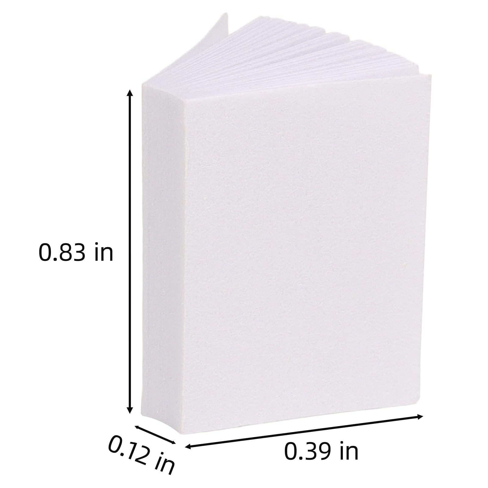 50Pcs Mini Libri Casa delle Bambole Miniatura Libri Vuoti Modello per Artigianato Casa di Bambola Libreria Decorazione 1:12 Scala