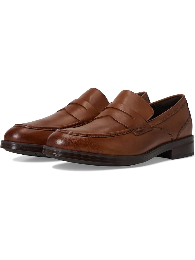 Brown Cole Haan Newmark Grand Penny Loafers