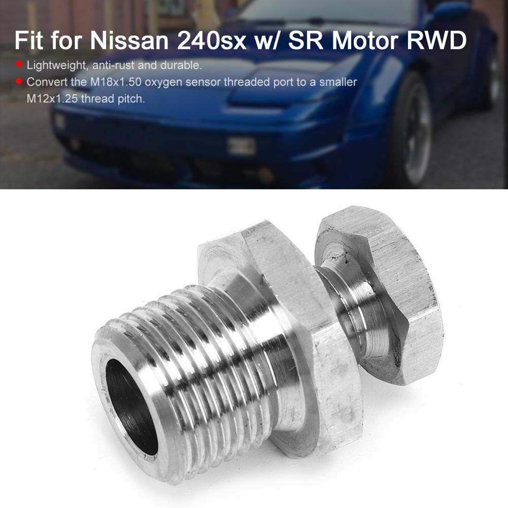 KIMISS Adapter tlenowy M18 x 1.50 na M12 x 1.25 for Silvia S13 S14 - Redukcja wtyczki czujnika O2