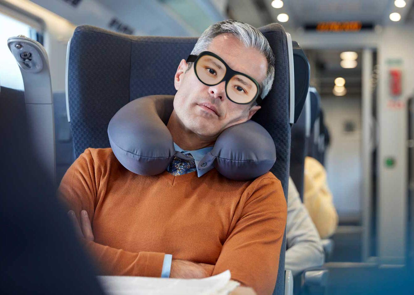 Mascherina per occhi con occhi aperti di Okami - Divertente maschera per dormire, maschera da notte oscurante con sacchetto da viaggio incluso (per occhi maschili)