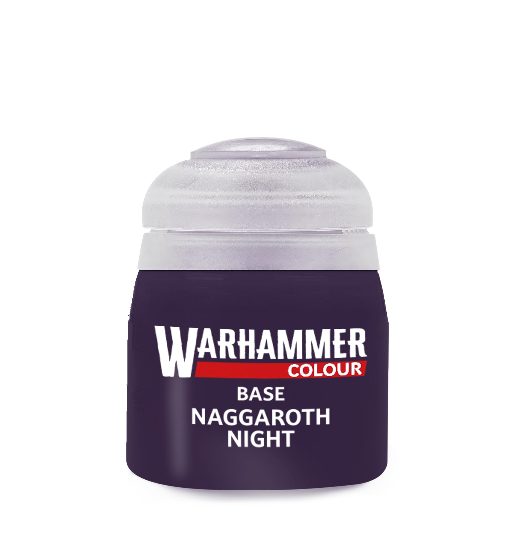 Warhammer Colour Base Naggaroth Night Acrylic Paint, Dark Purple, 12ml