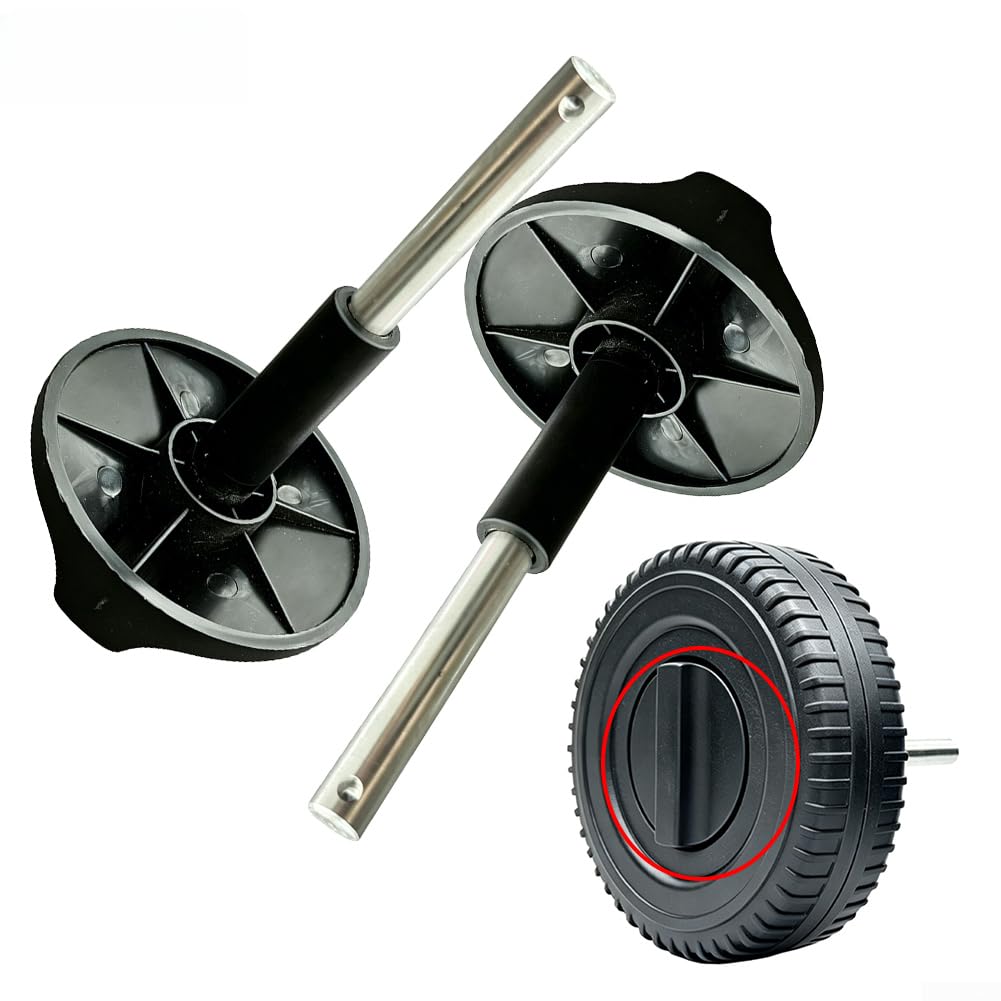 Asse ruota in metallo plastica 10 mm per ruote da barbecue da 7 pollici (30 | Design a installazione rapida, diametro 10 mm, adatto per ruote da 17,8 cm, nucleo in metallo, installazione senza soluzione