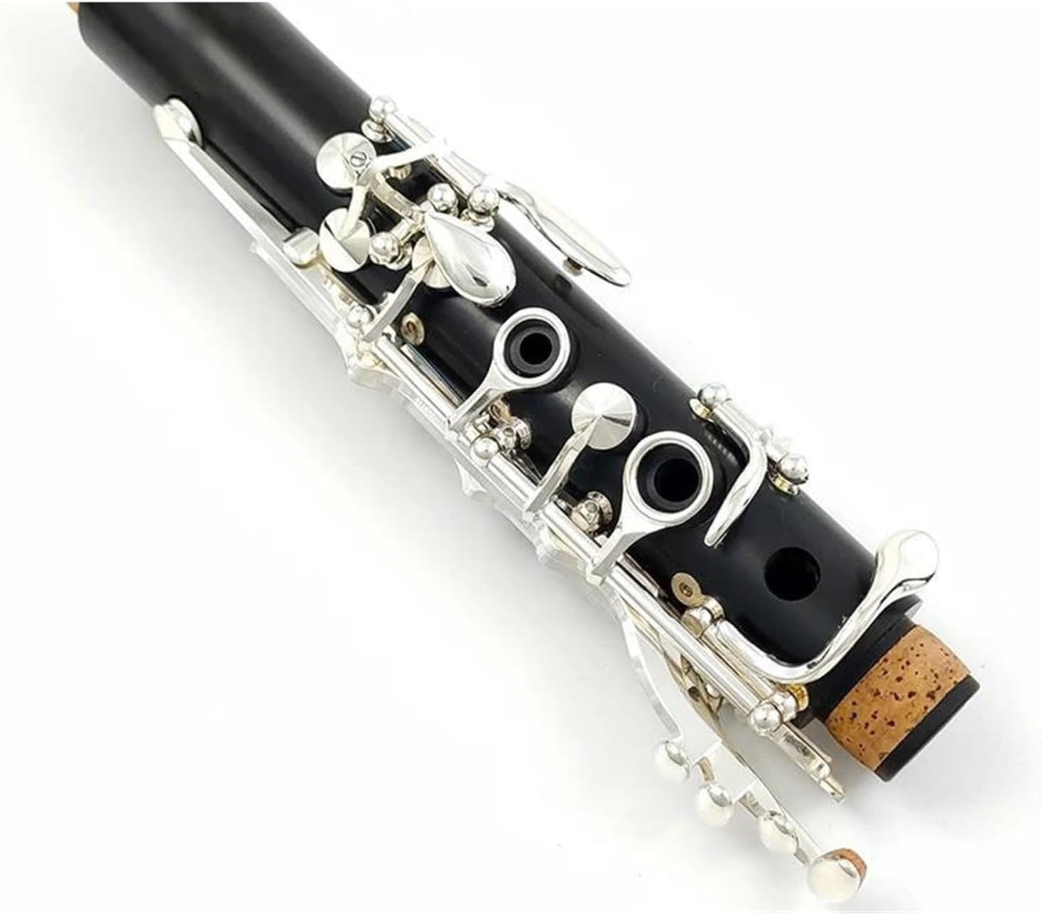 Clarinet Bb Wood Ebony Silver Plated 18 Keys