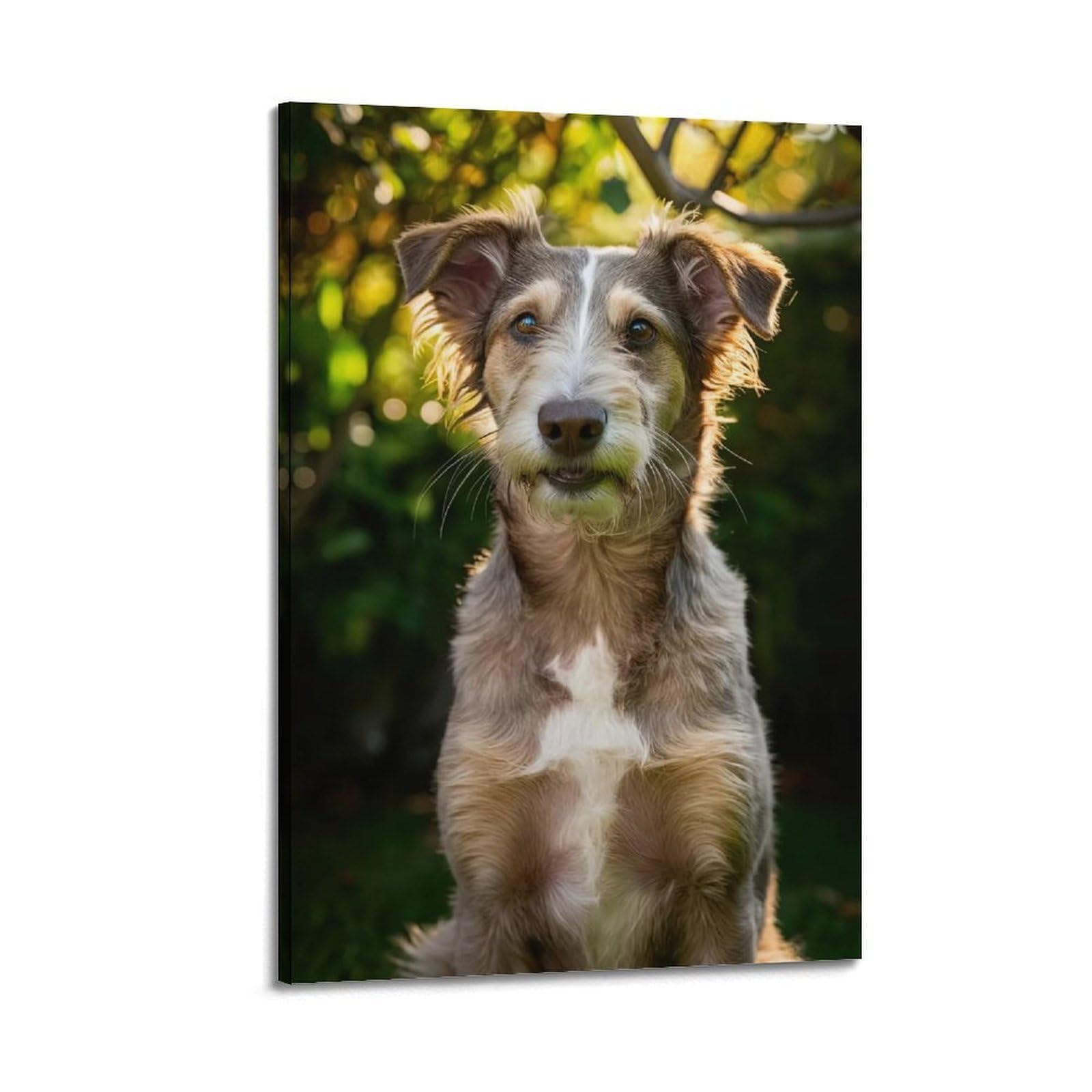 JTLFXY Animal Artwork Poster Puppy Under The Tree Poster Decorative Painting Canvas Wall Posters And Art Picture Print Modern Family Bedroom Decor Posters 20x30inch(50x75cm)