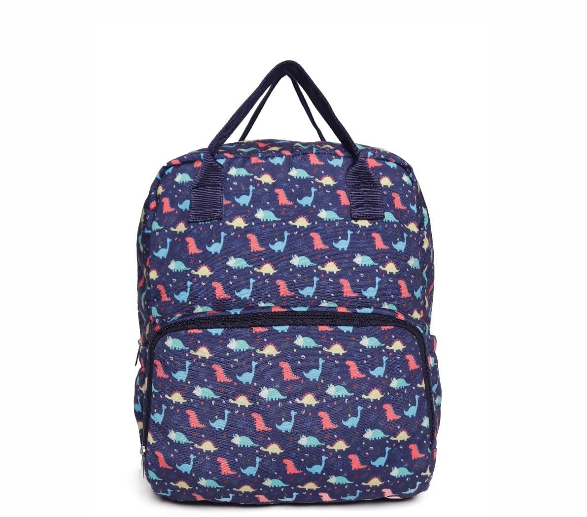 printed backpack for girls medium size with zipper closure