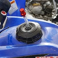 Vista 4 de 5 piezas de tapa de tanque de combustible para motocicleta, tubo de ventilación de respiración bidireccional que ahorra combustible, tapa