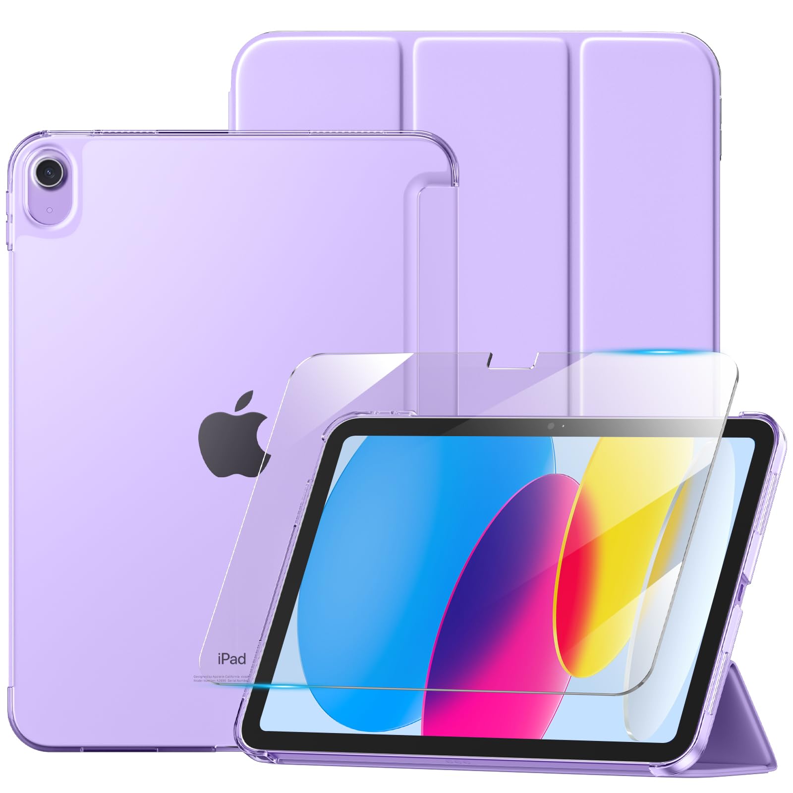 Amazon.co.jp: 【ガラスフィルムセット】Maledan 対応iPad a16 ケース