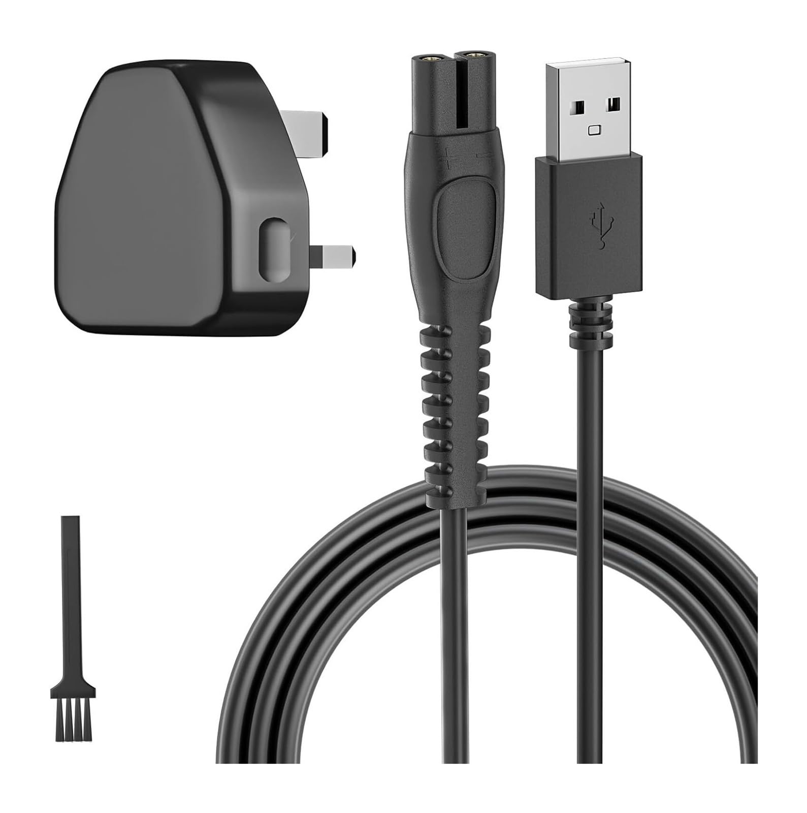 Caricabatterie da 5 V, compatibile con Philips, One Blade QP2724/ QP2734/ QP2834/ QP4530/ QP1924/ S7887/ MG5910/ MG7910/X3001 Trimmer e rasoio elettrico(US)