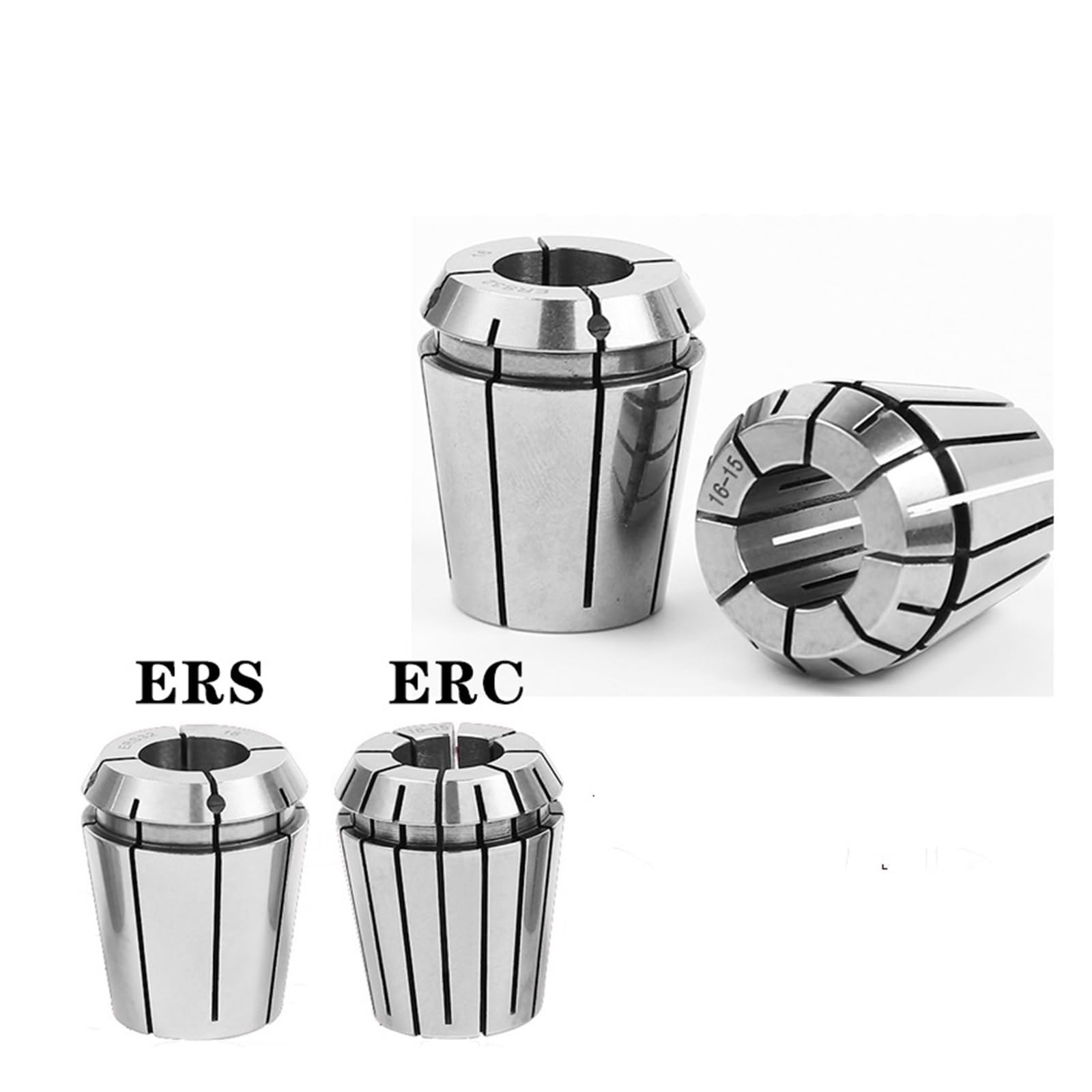 Akcesoria do narzędzi obrotowych Tuleja zaciskowa, 1 szt. ER ERC ER16C ER20C ER25C Mechaniczny zacisk uszczelniający Zawór zwrotny sprężynowy Tuleja zaciskowa Wysokiej precyzji Akcesoria do obrabiarek