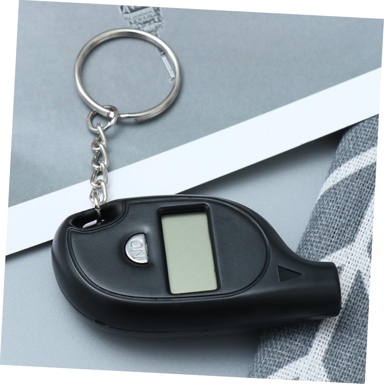 Cabilock 2Pcs Digital Tire Pressure Gauge for Car and Truck Ergonomic Design Readings Key Ring for Easy Carrying Soft Non Slip Surface Digital Display