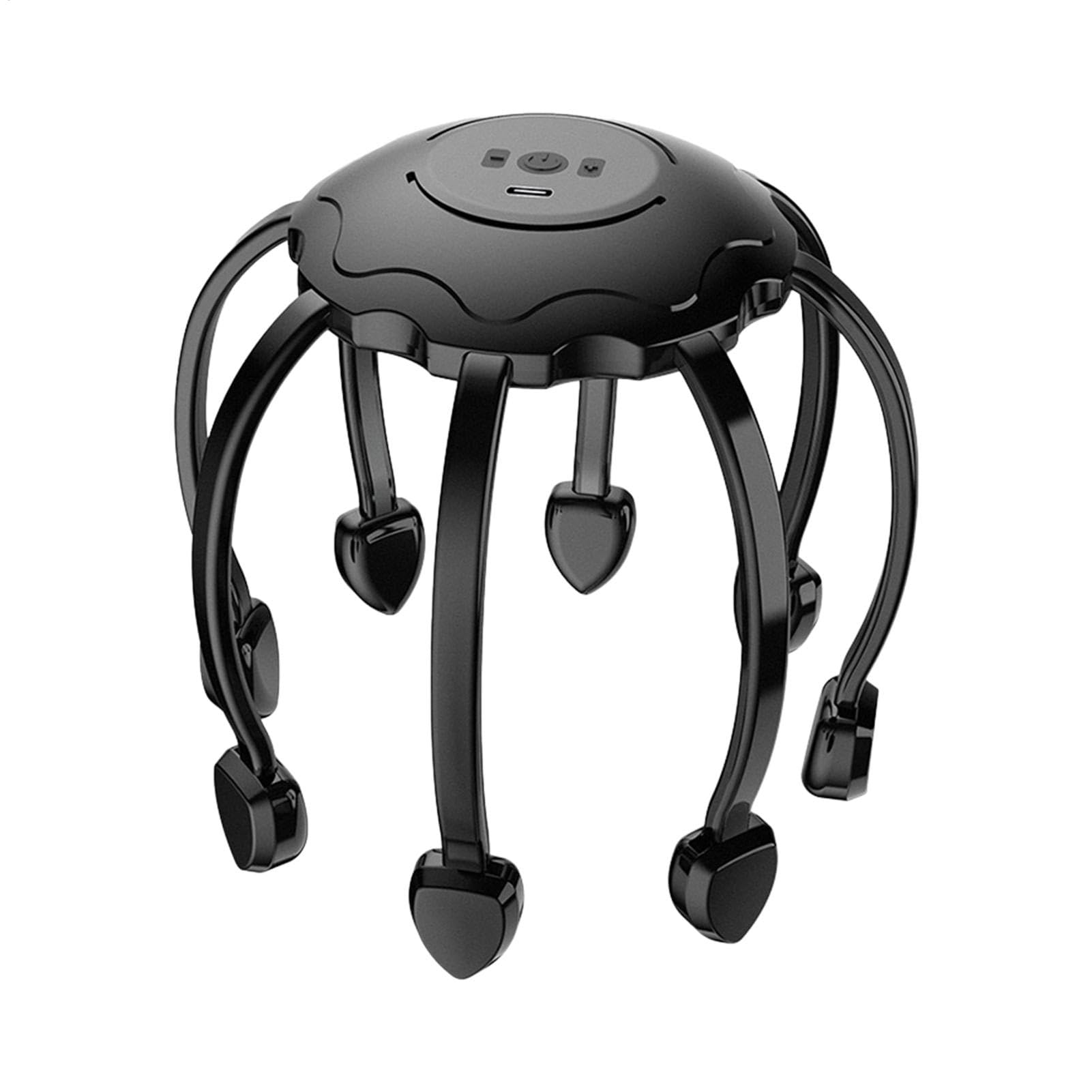 Masajeador De Cabeza Pulpo Eléctrico, Rascador Automático De 360 Grados Con 8 Garras, Portátil Inalámbrico Para Relajación Cabelludo