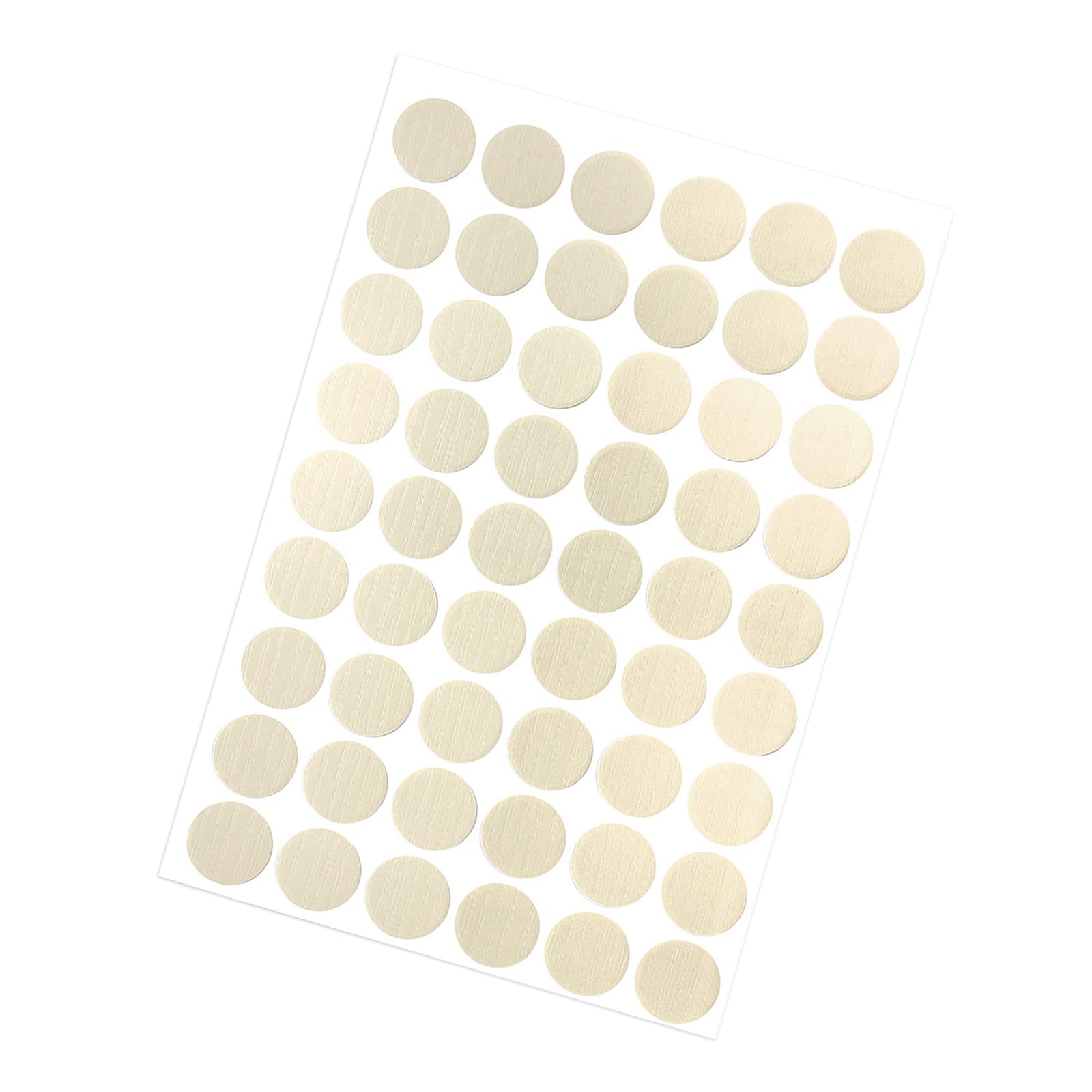 METALLIXITY Calcomanías Para Cubrir Agujeros De Tornillo (0.827 In De Diámetro), 162 Piezas En 3 Hojas, Tapas De Sellado De Clavijas De PVC Impermeables, Para Muebles De Armario, Color Blanco