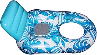 Generic Pool Floats Lounger Inflatable Pool Floats Portable Floating Mat Pool Hammock Float Floating Lounger Floats Rafts for Summer, Swimming Pool