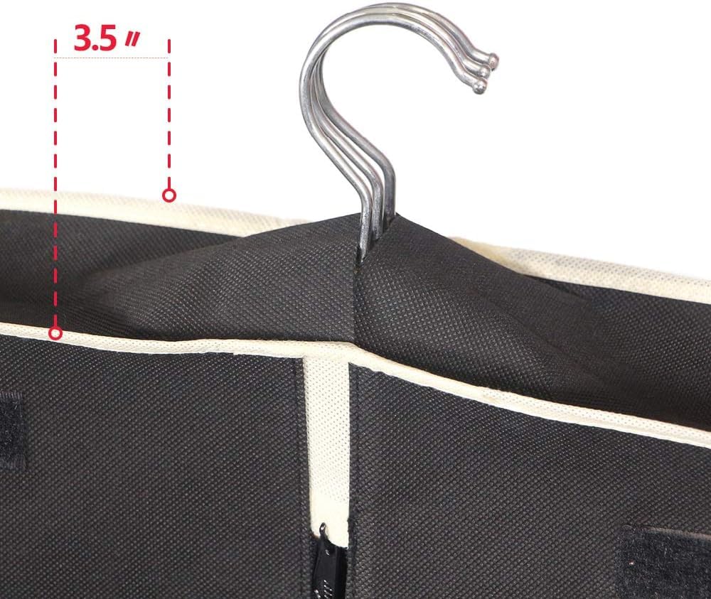 Portatrajes Funda Traje 2 bolsas de ropa de 43 pulgadas para viajes, funda de traje con fuelle de 4 pulgadas, bolsas colgantes plegables para ropa, camisas, vestidos, abrigos Funda Ropa Portatrajes Vi