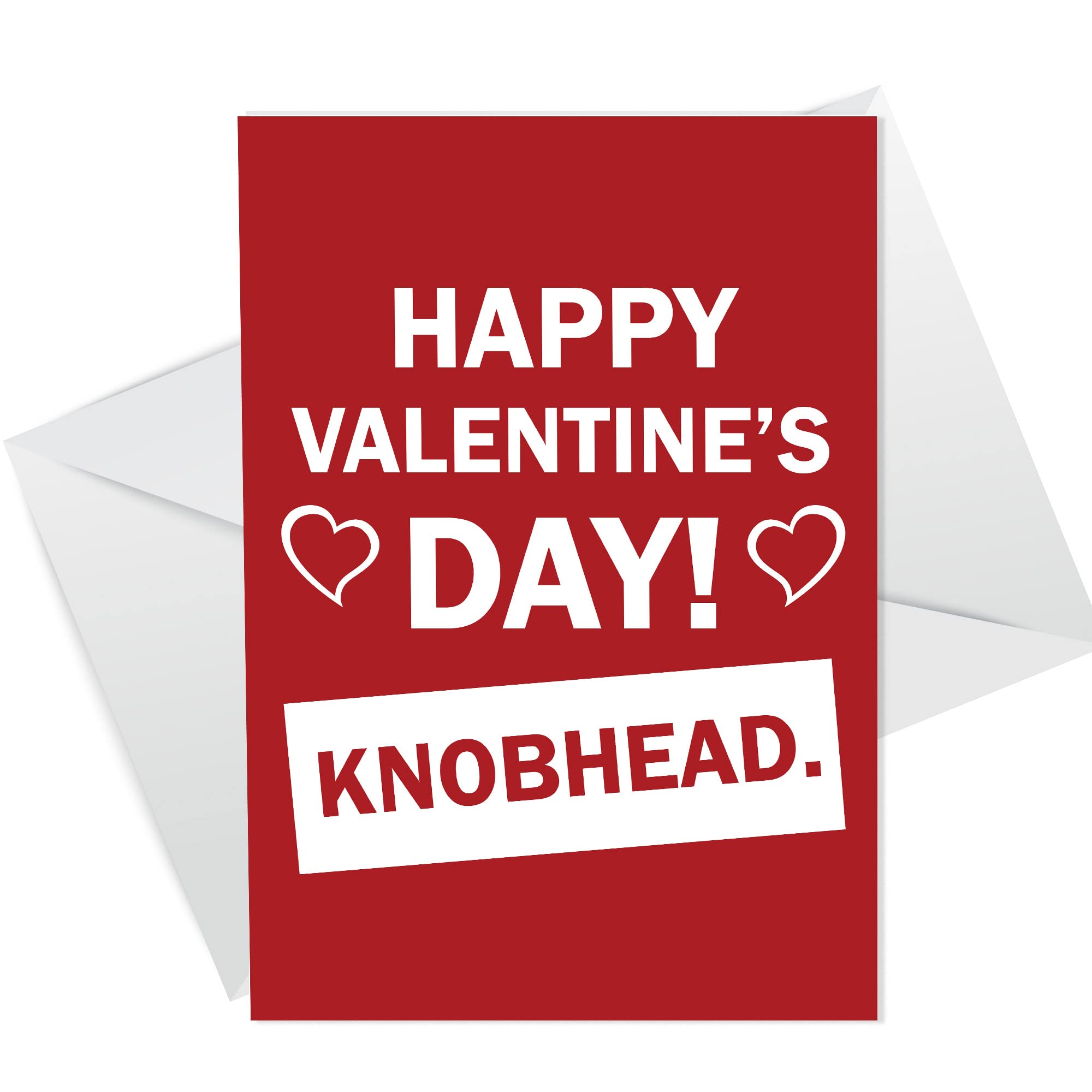 RED OCEAN Rude Valentines Day Card For Boyfriend Husband Cheeky Humour Card For Him