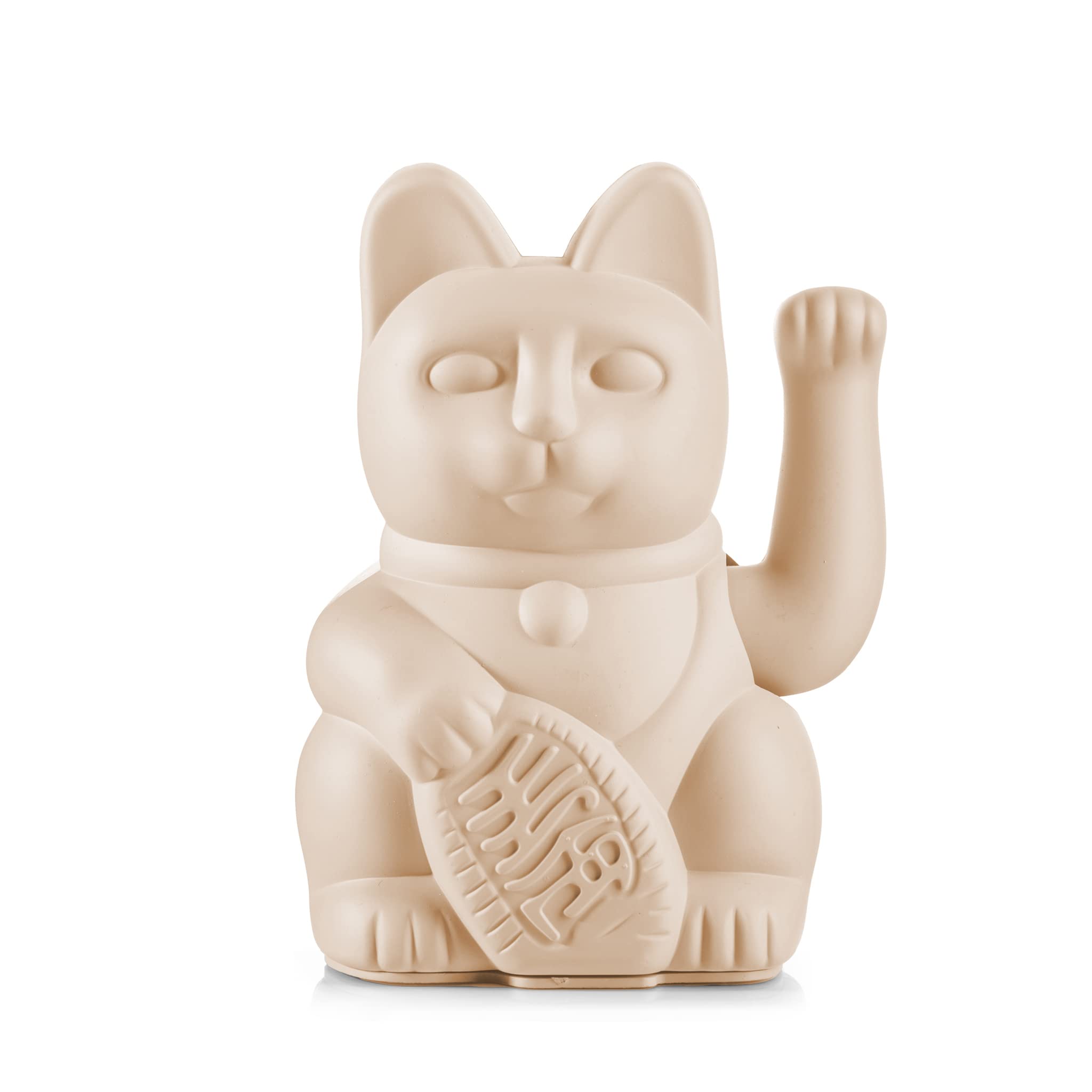 Lucky Cat Ocher Japanese Maneki Neko Cat Ochre 15 cm