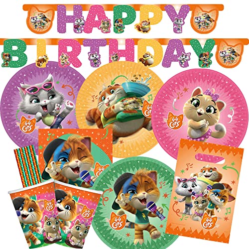 49-teiliges Party-Set - 44 Cats Cover