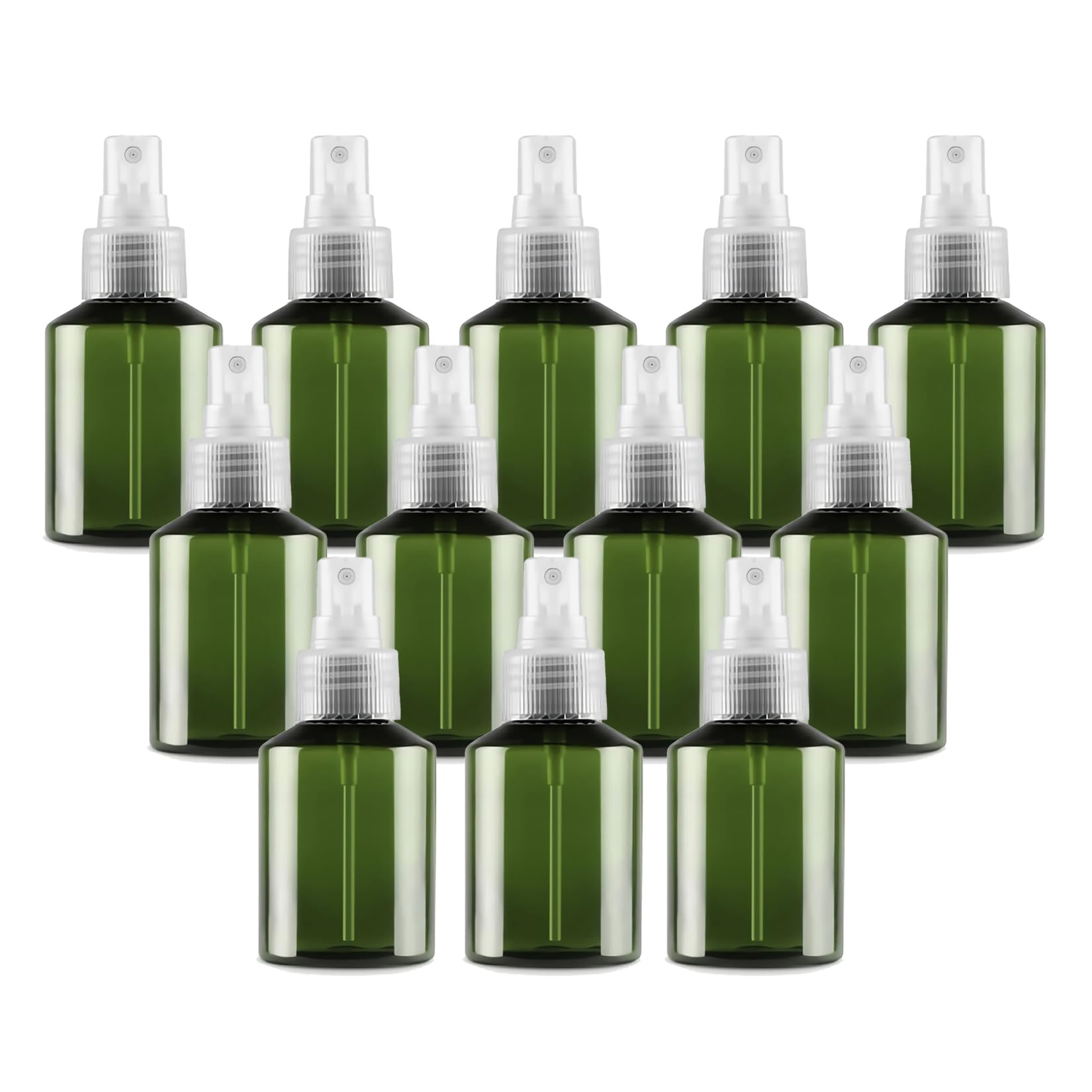 24 Stück 200ml Sprühflaschen Aus Kunststoff - Transparent, Grün, Blau, Braun - Mit Feiner Nebeldüse, Nachfüllbar
