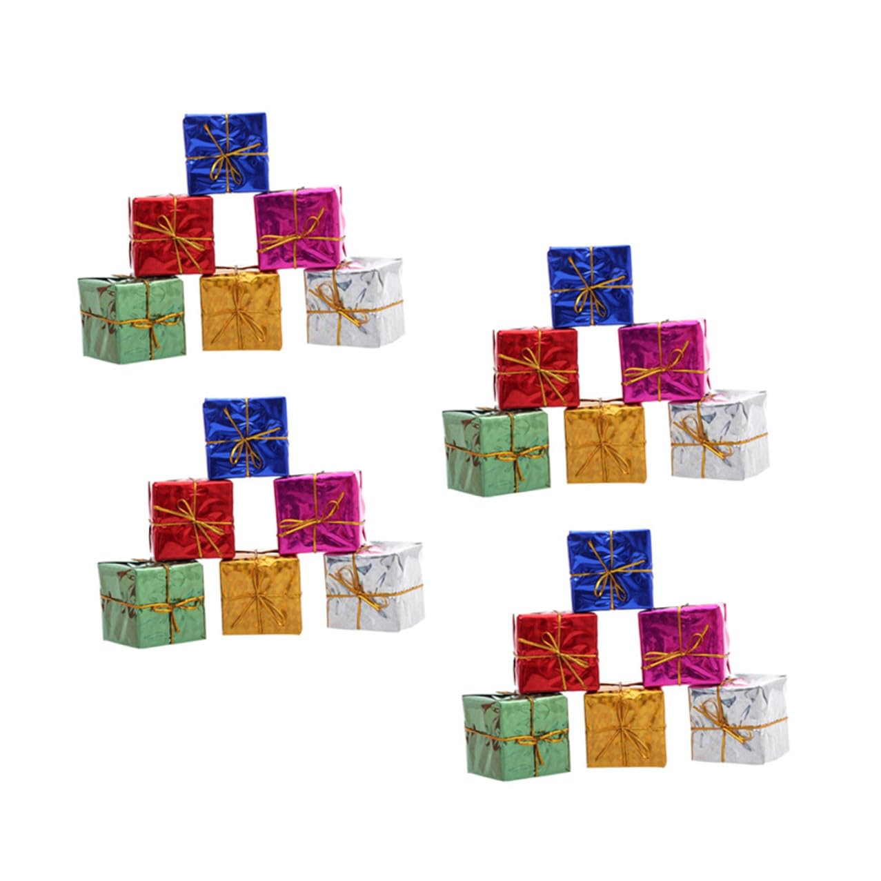 Décorations Sapin de Noël Boîtes Cadeaux VALICLUD : Ornements de Fête Mini