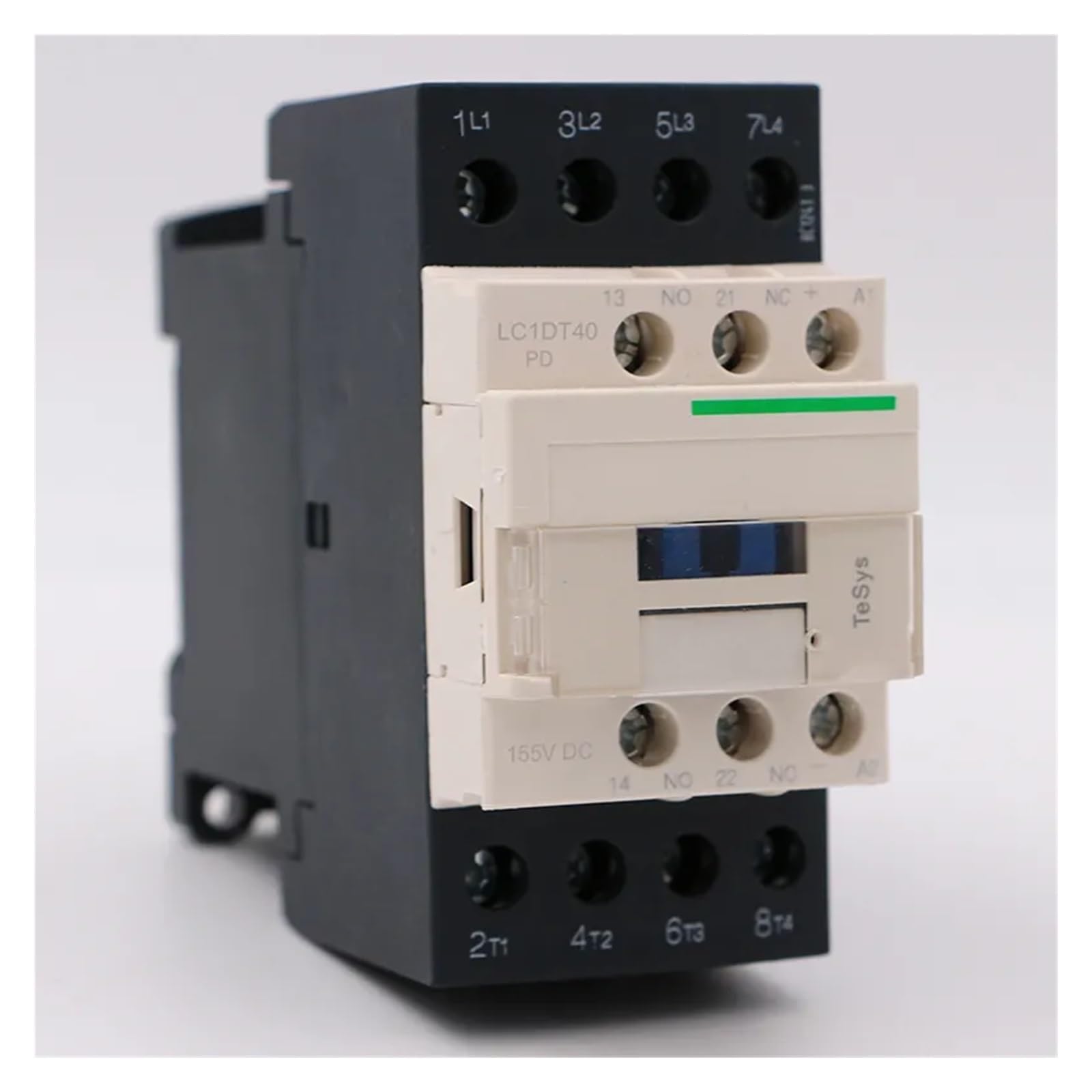 Hyujnafzr One Color Lc1dt40pd Dc Electromagnetic Contactor 4P 4No Lc1-Dt40pd 40A 155V Dc Coil