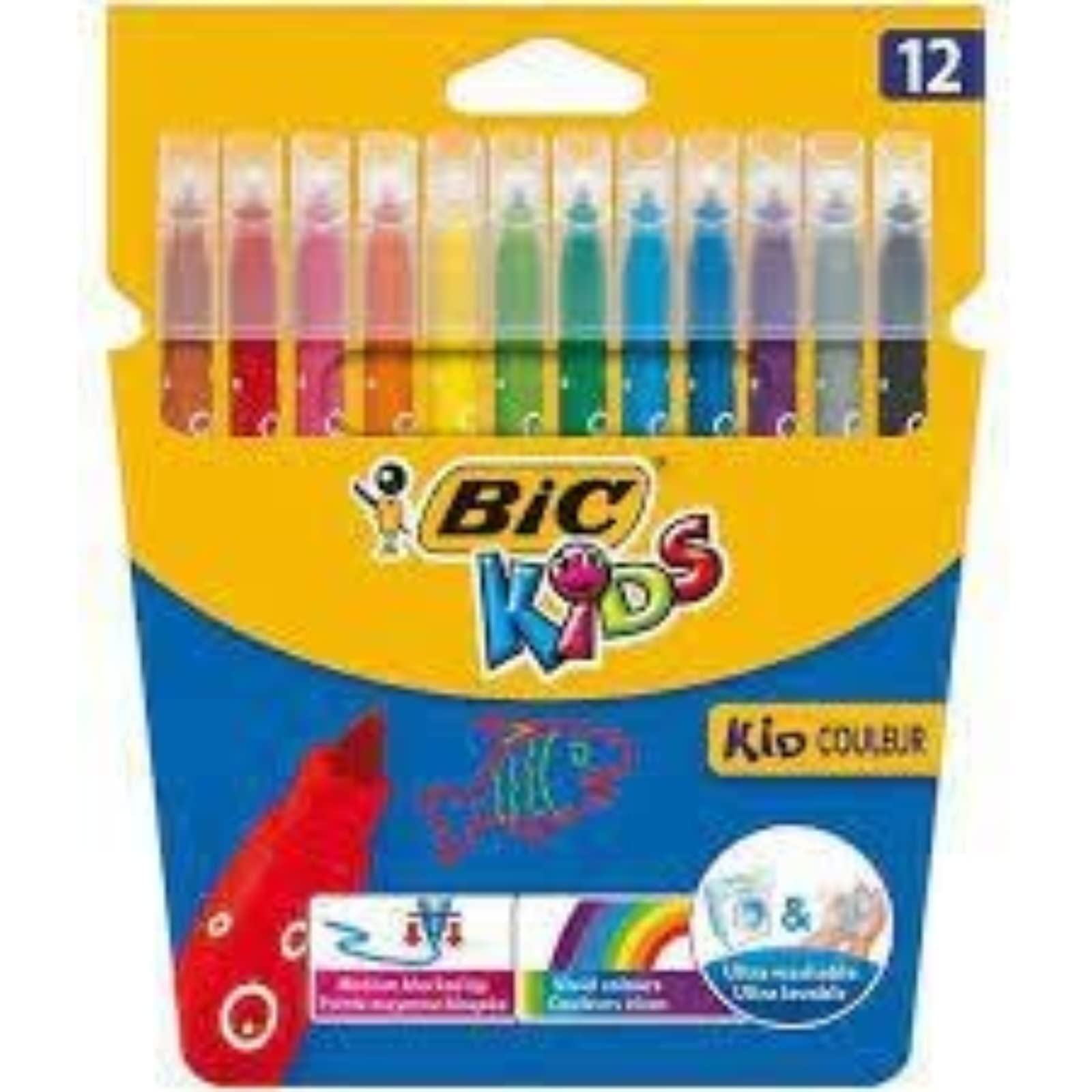 BIC 12 feutres kid couleurs - Le lot