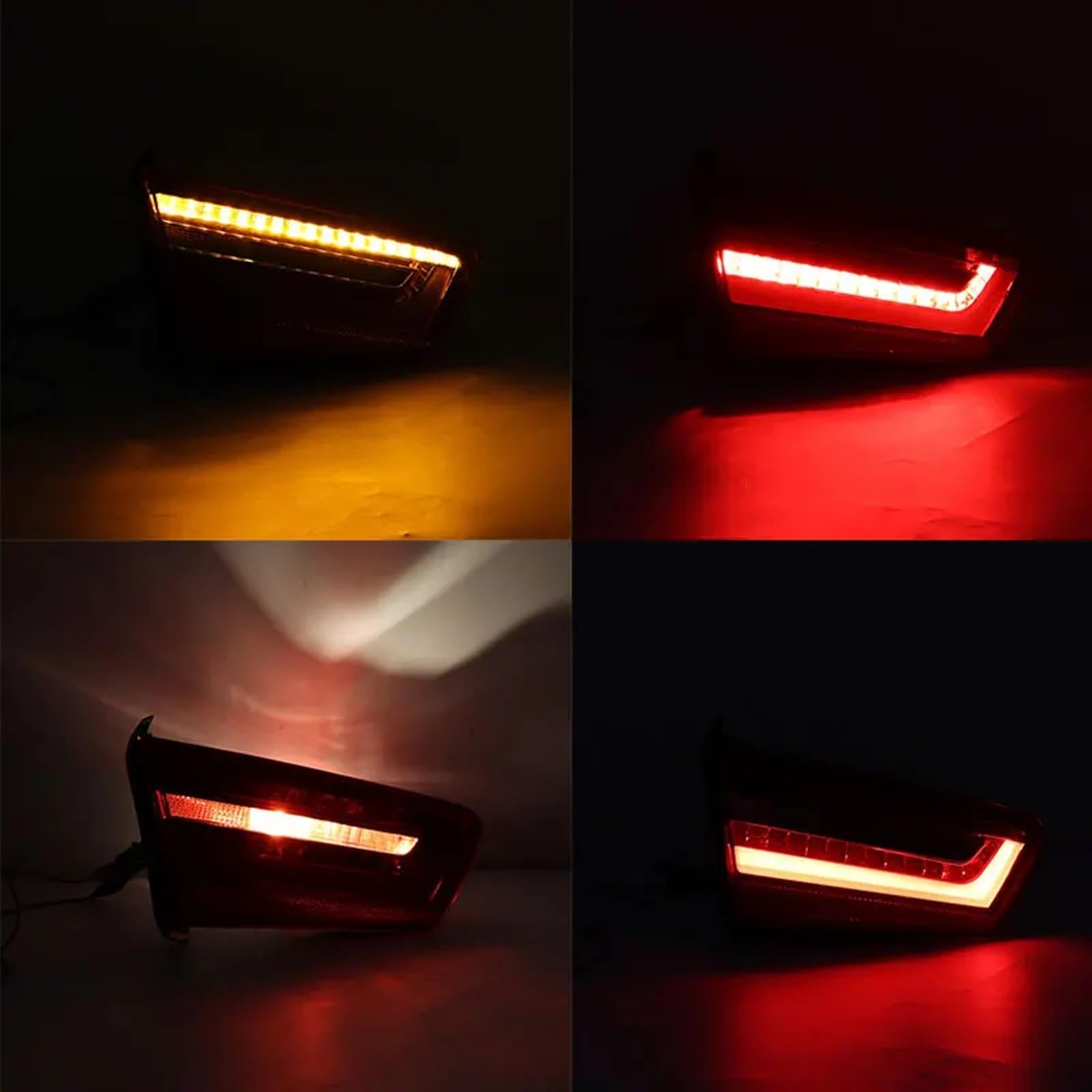 Faro Posteriore Compatibile Con Per A6 A6L C7 C6 2012 2013 2014 2015 Fanale Posteriore Per Auto Luce Di Posizione Luce Avviamento Luce Di Guida Indicatore Direzione Accessori Auto(Outside Left)