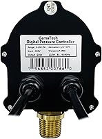 Vista 6 de GamaTech Pressure Switch for Water Pump and Air Pump, Digital Adjustable Pressure Controller, 220V, 0-230 Psi,1/2" Male Npt