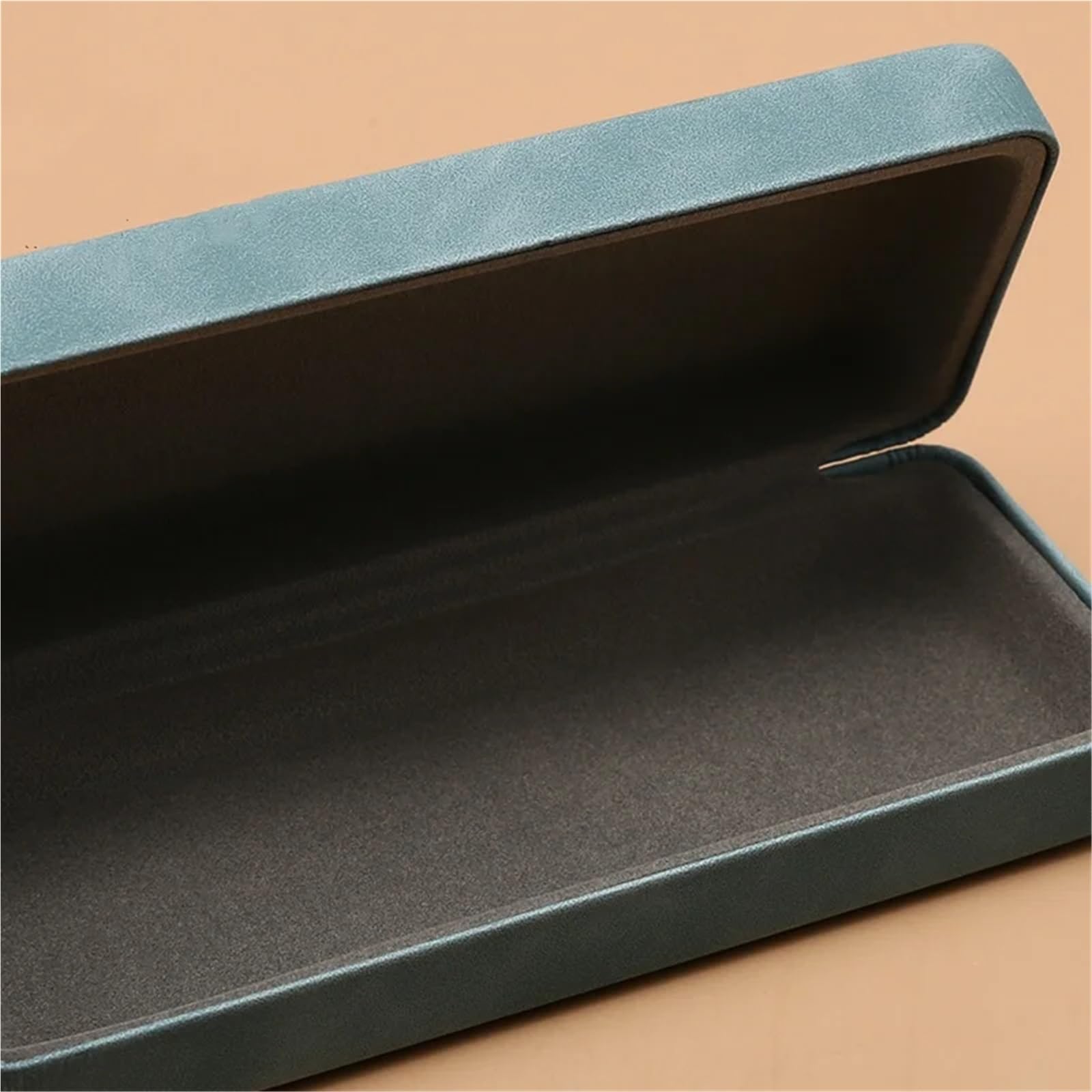Custodia occhiali da sole Custodia Rigida Antistress Portatile In Pelle Rettangolare Semplice For Occhiali per Elegante Portatile