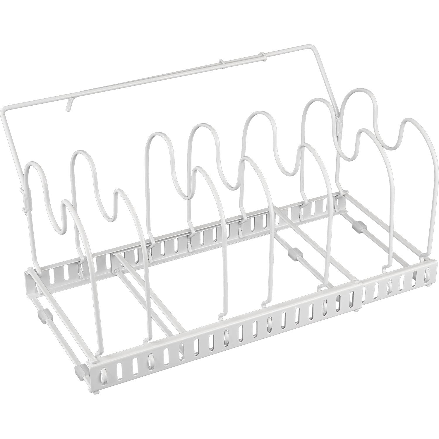 Wahei Freiz RG-0450 Frying Pan Rack, Telescopic, 13.0-22.4 x 7.7 inches (33-57 x 25.5 x 19.5 cm), Handle Stopper, Kitchen, Storage, Float