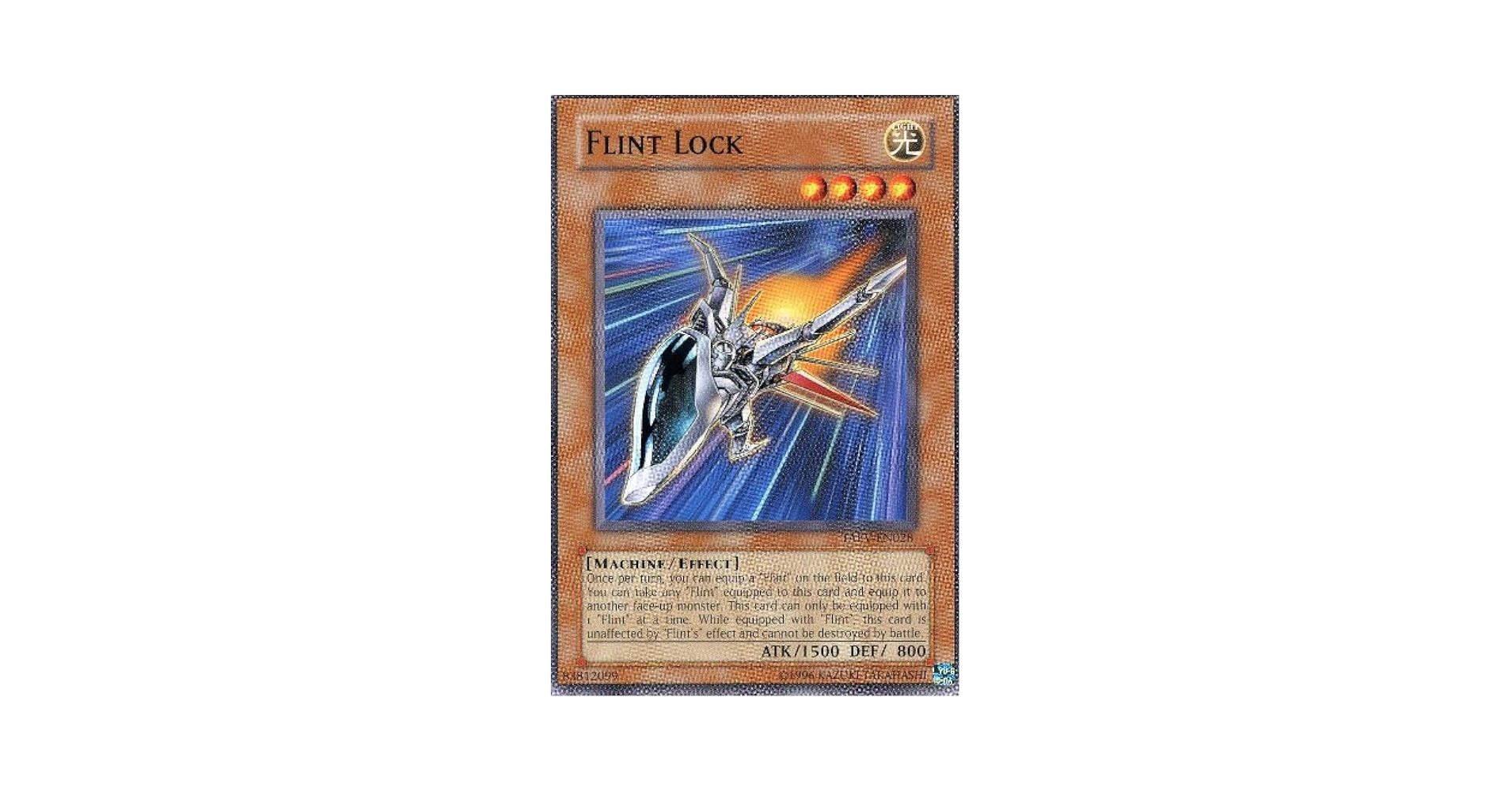 Amazon.com: Yu-Gi-Oh! - Flint Lock (TAEV-EN028) - Tactical