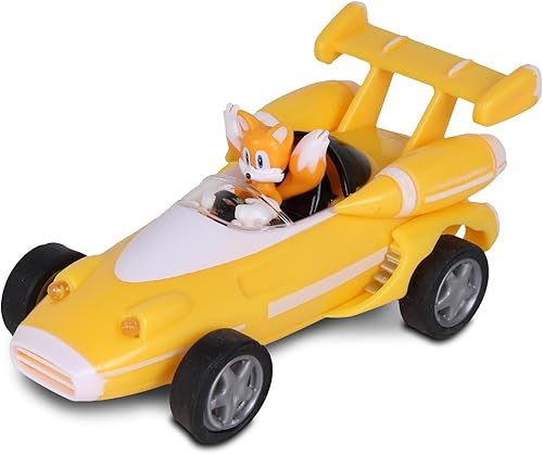 NKOK Sonic Transformed All-Stars Racing - Acción de tracción hacia atrás colas de 5 pulgadas
