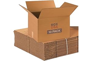 BOX USA Medium Moving Boxes 18"L x 14"W x 12"H
