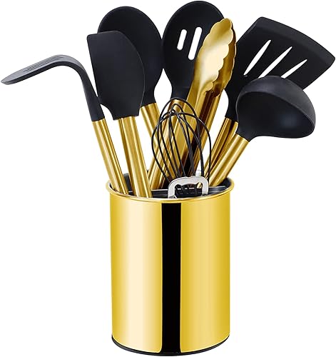 Miniatura 2 de EW-KS-1002G Kitchen Utensils, 10 Pieces, Stainless Steel, Gold