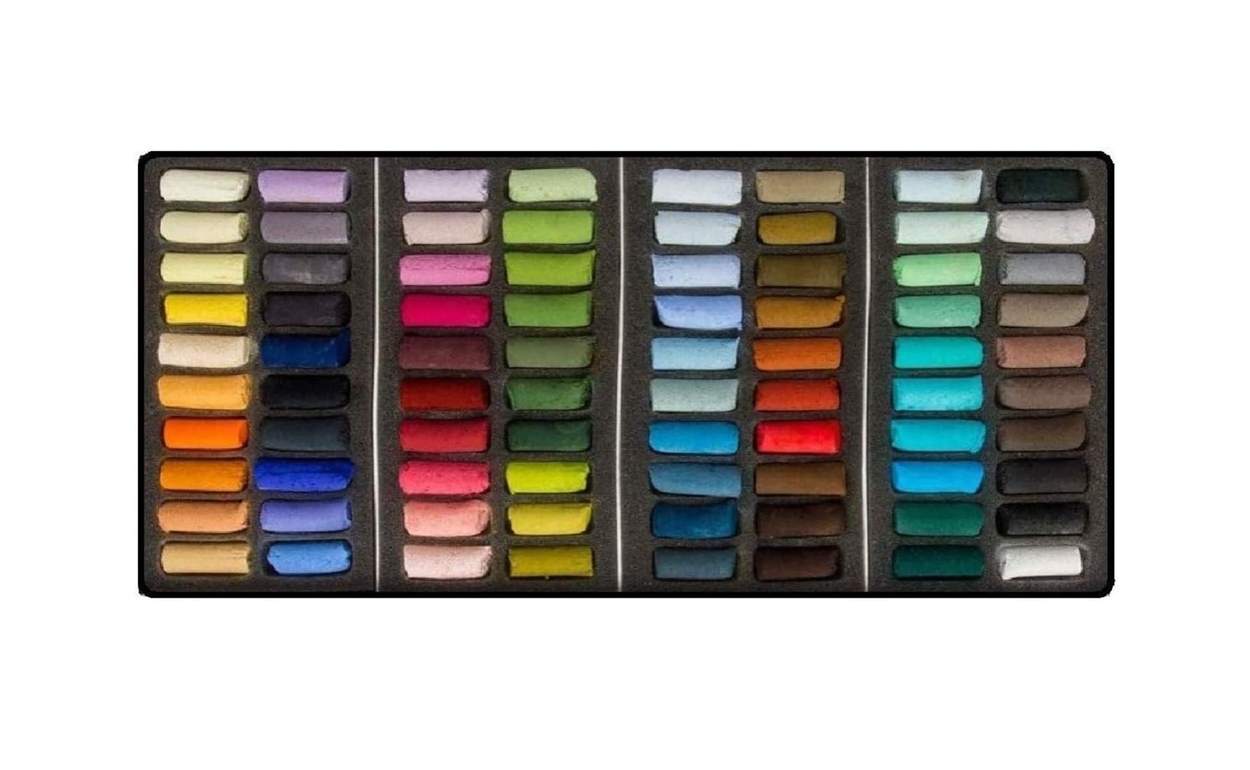 Sennelier 80 Halbe Pastellkreiden Set - Trockene Pastellfarben Mit Postkarte