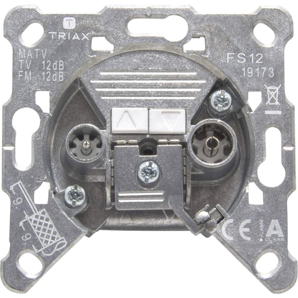 Triax FS 12 TV/FM Geçişli Tip Filtreli Priz, -12dB