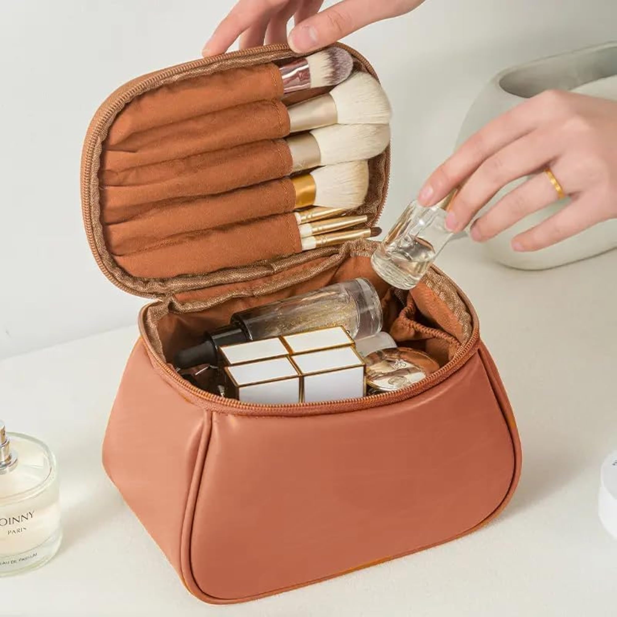 Makeup Bag Portable Cosmetic Bag Large Capacity
