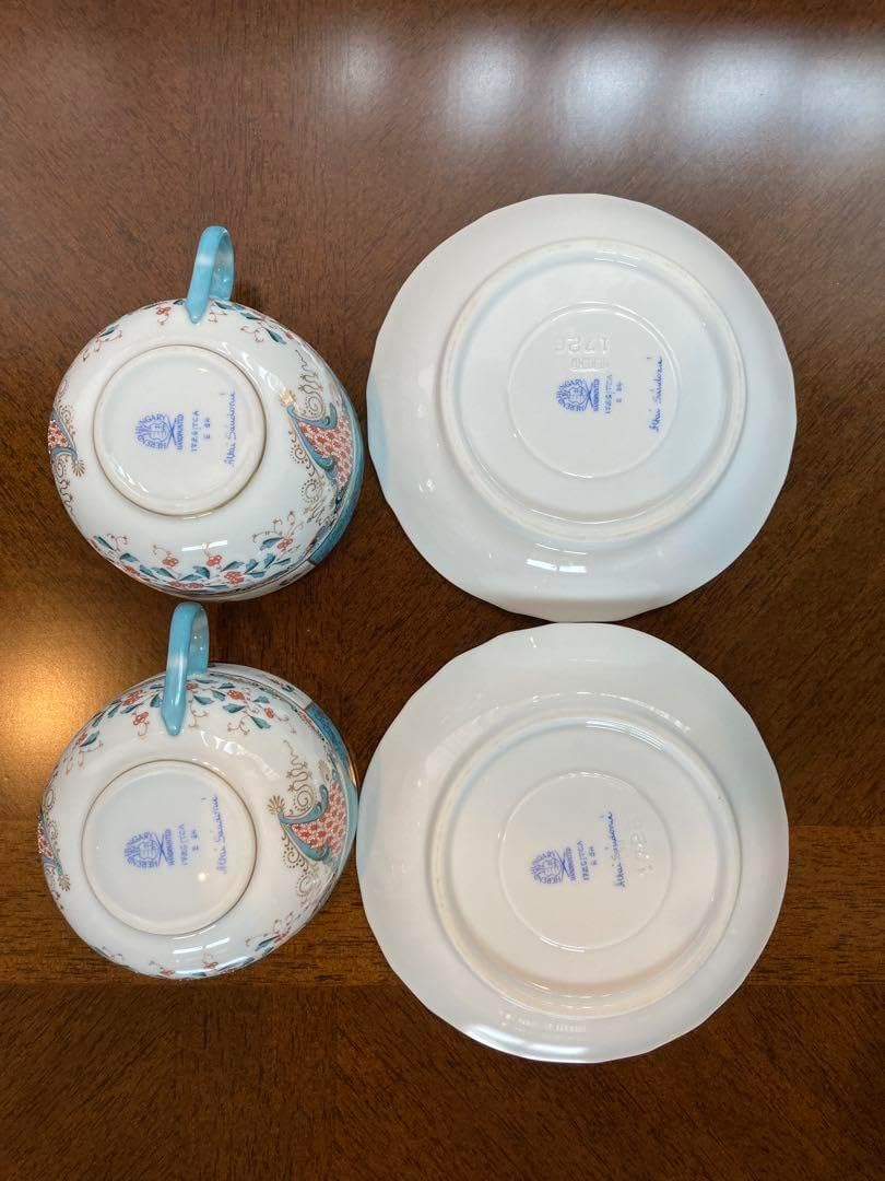 ヘレンド トゥッピーニ 角笛 4点セット カップソーサー シュガーポット