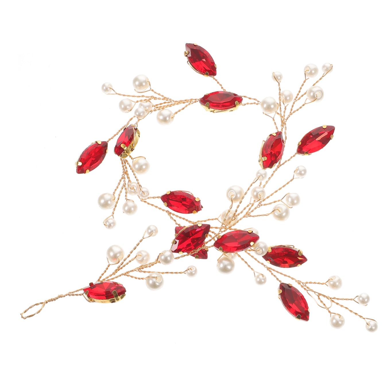 Healeved 5piezas Diadema De Perlas Para Novia Tocado Nupcial Decoración De Cabello Para Bodas Accesorio Elegante Para Fiestas y Eventos Especiales