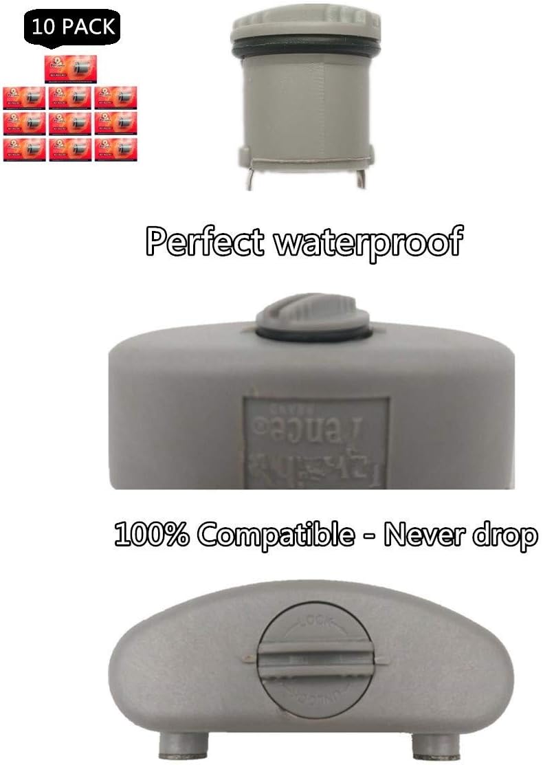 Pet-Fence Compatible for Invisible Fence Battery for Dog Collar, Batteries for Dog Collars Invisible Fence Brand Power Cap R21,R22,R51,Microlite Collars Safe and Durable (10 Pack)