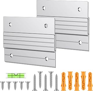 Uniclife 2 Pairs 4 Inch French Cleat Hanger 40 lbs Load