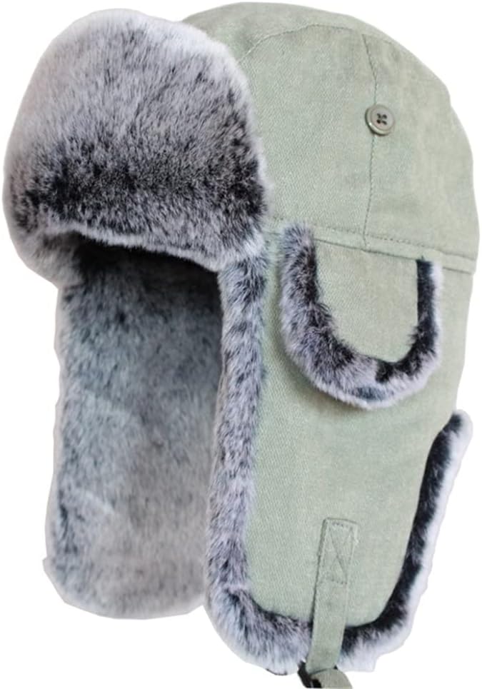 Thunderhead Cap Men and Women Winter Riding Ear Protection Retro Warm Thickened Ski Hat