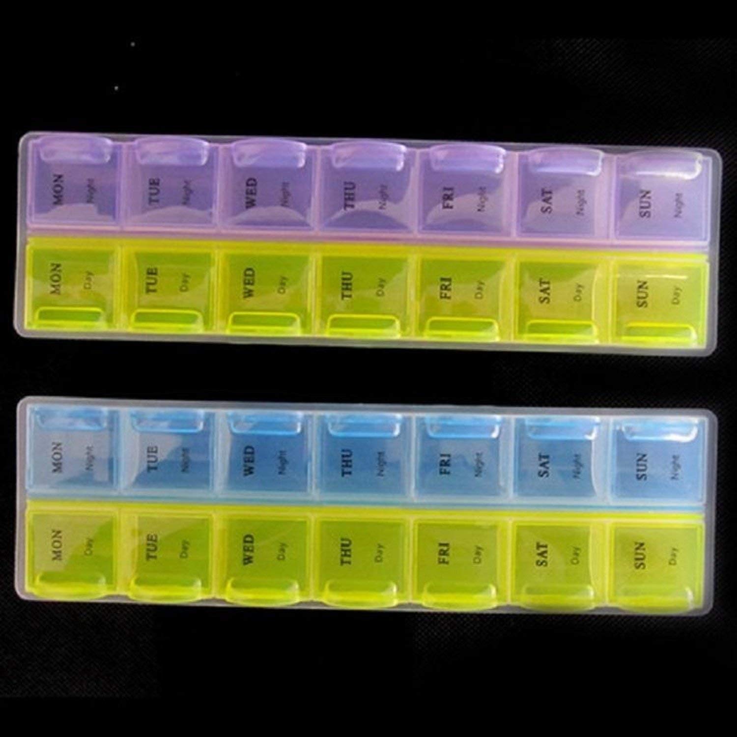 Shakuntla Lifestyles 14 Days a Week Tablet Pill Medicine Box Holder Storage Organiser Container Case-1 Box 1