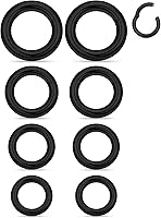 Vista 17 de Ocptiy 6G 8G 12G 14G 16G Anillos de tabique con bisagras Calibradores Túneles Tapones Pendientes Kit de estiramiento de acero quirúrgico con Juego