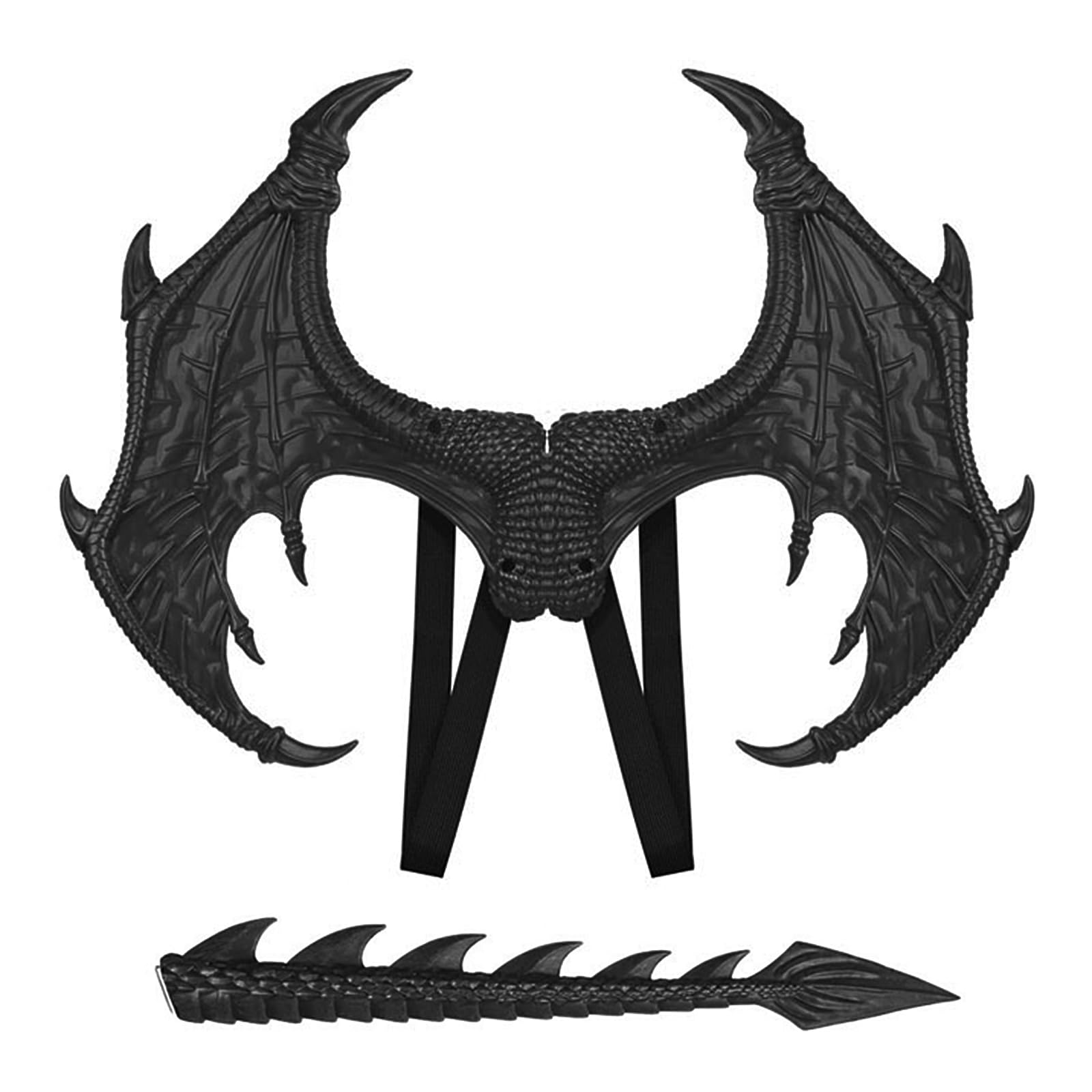 Dragon Wings Tail Kids School Dress Up Dragon Wings 3D Dino Fancy Dress Props for Children 6-10 Year Lifelike Halloween Costume Accessory for Carnival, Animal Theme Party, Cosplay, Stage Performance โ image 1