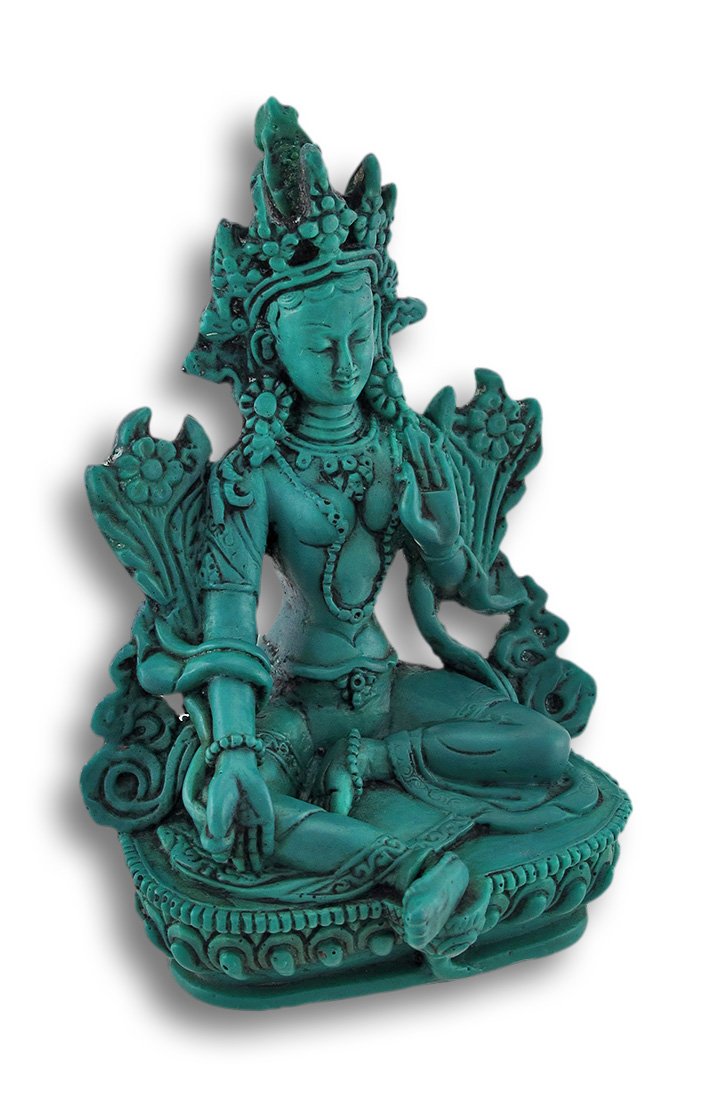 Things2Die4 Buddhist Green Tara Statue