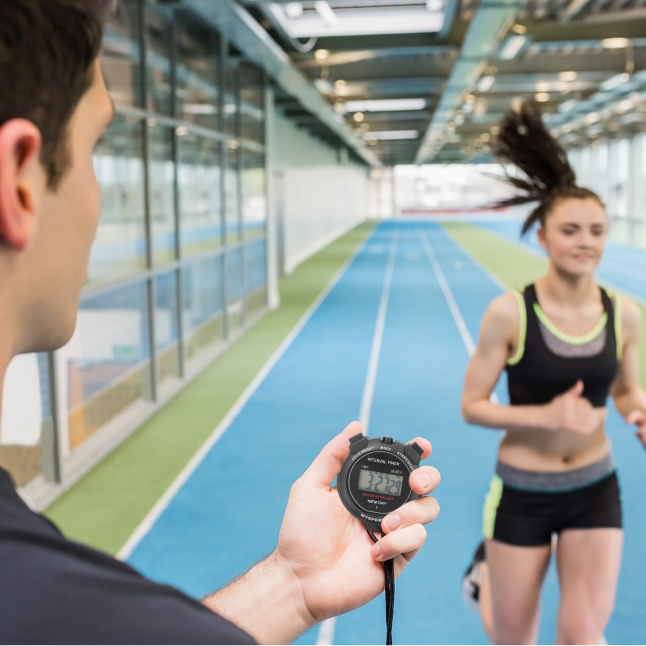 Toddmomy 4 Pezzi Cronometro Multi per Sport Timer Professionale per Corsa e Allenamento Design Ergonomico e Misurazione Intermediaria