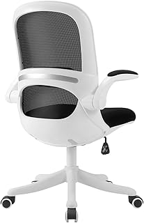 Silla oficina ejecutiva Silla de oficina multiusos, silla de escritorio ergonómica, silla de malla de oficina con soporte lumbar y brazos de flip-up, silla giratoria de oficina alberga Silla ergonómic